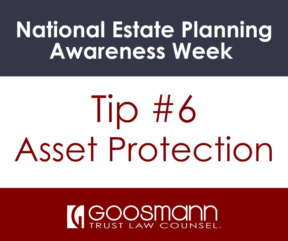 Day 6 Tip of National Estate Planning Awareness Week! PLAN FOR DIGITAL ASSET PROTECTION!  Meet with your estate planning attorney learn about strategies like trusts and insurance to safeguard your wealth and provide for your loved ones. #AssetProtection #EstatePlanning #Attorney