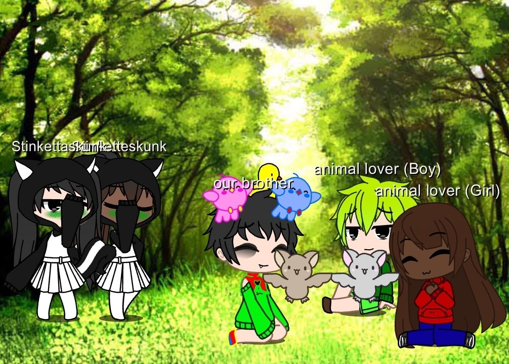 stinketteskunk's tweet photo. Me and my sister (@stinkettaskunk) see our brother (@demondoesstuff) getting harmed by two animal lovers, so we burned the animal lovers to protect our brother https://t.co/9kiw0SB3XD