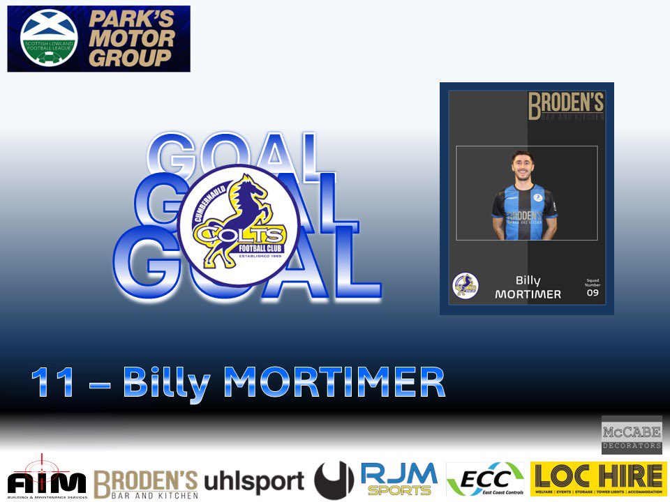 OfficialCColts's tweet photo. Goal

Gala 1
Colts 1
#18mins 

Great ball out of defence to Billy who runs onto it and converts to even us up. https://t.co/sYinAwgnnA