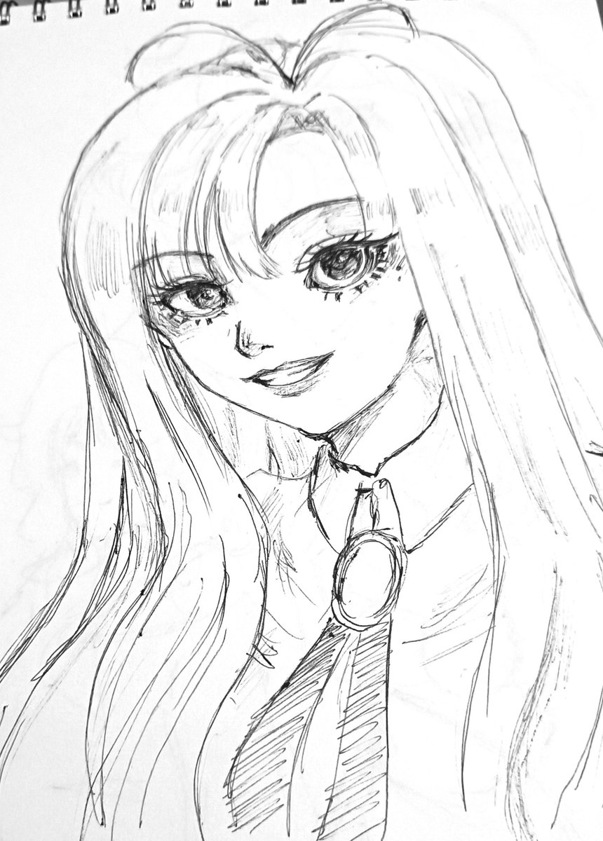 Trying to practice Huta chan's art style... It is very hard, i did thus without sketching just like huta straight to the ink || rkgk

#art #artwork #artmoots #illustration