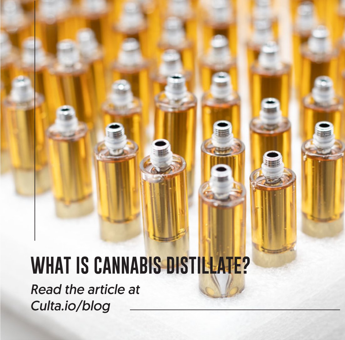 CultaC's tweet photo. Cannabis distillate may sound like a complex term, but it’s easy to understand. It is a highly concentrated, purified form of THC. Learn more at https://t.co/ZBoOe5g8pg  
*Medical cannabis is for certified/qualifying patients only. Must be at least 21 years old to view content. https://t.co/aX5UsIQQgQ