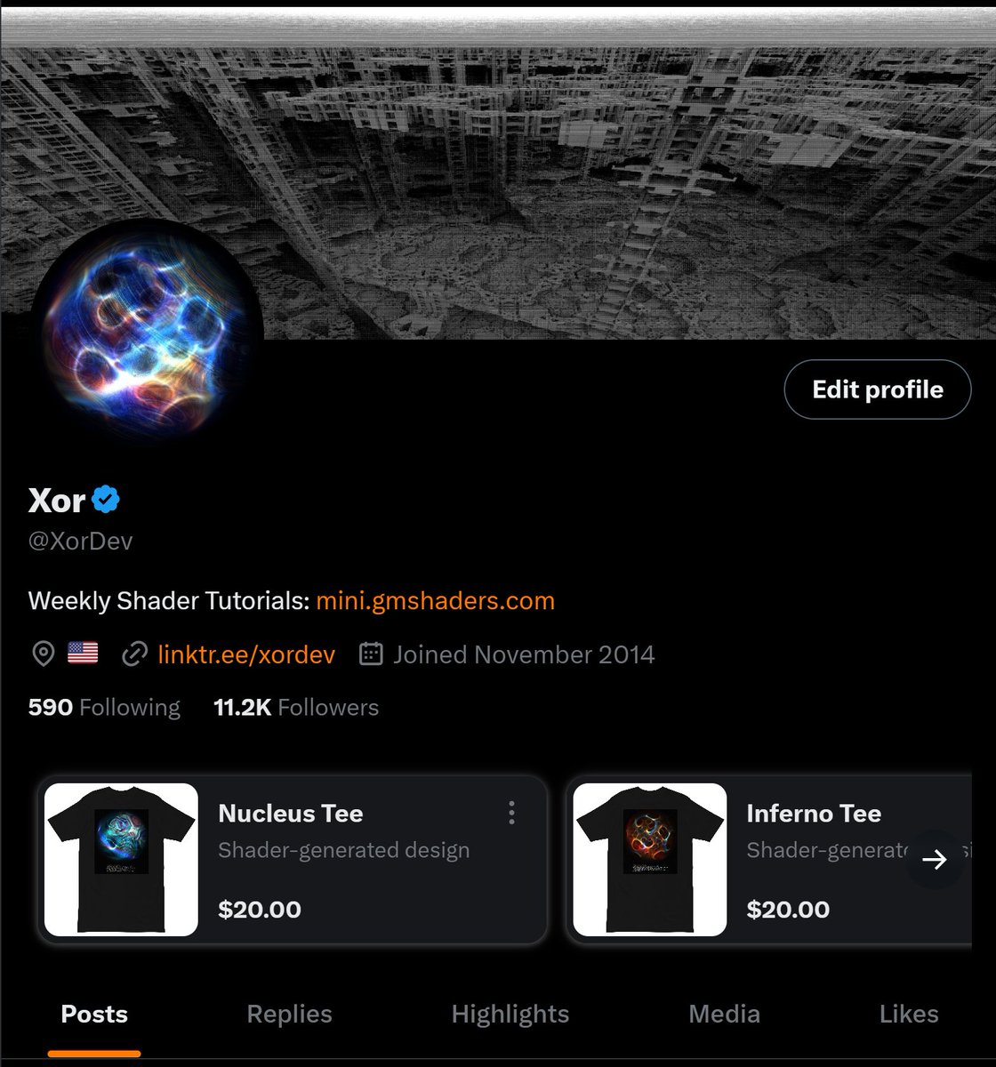New tee's on my profile!