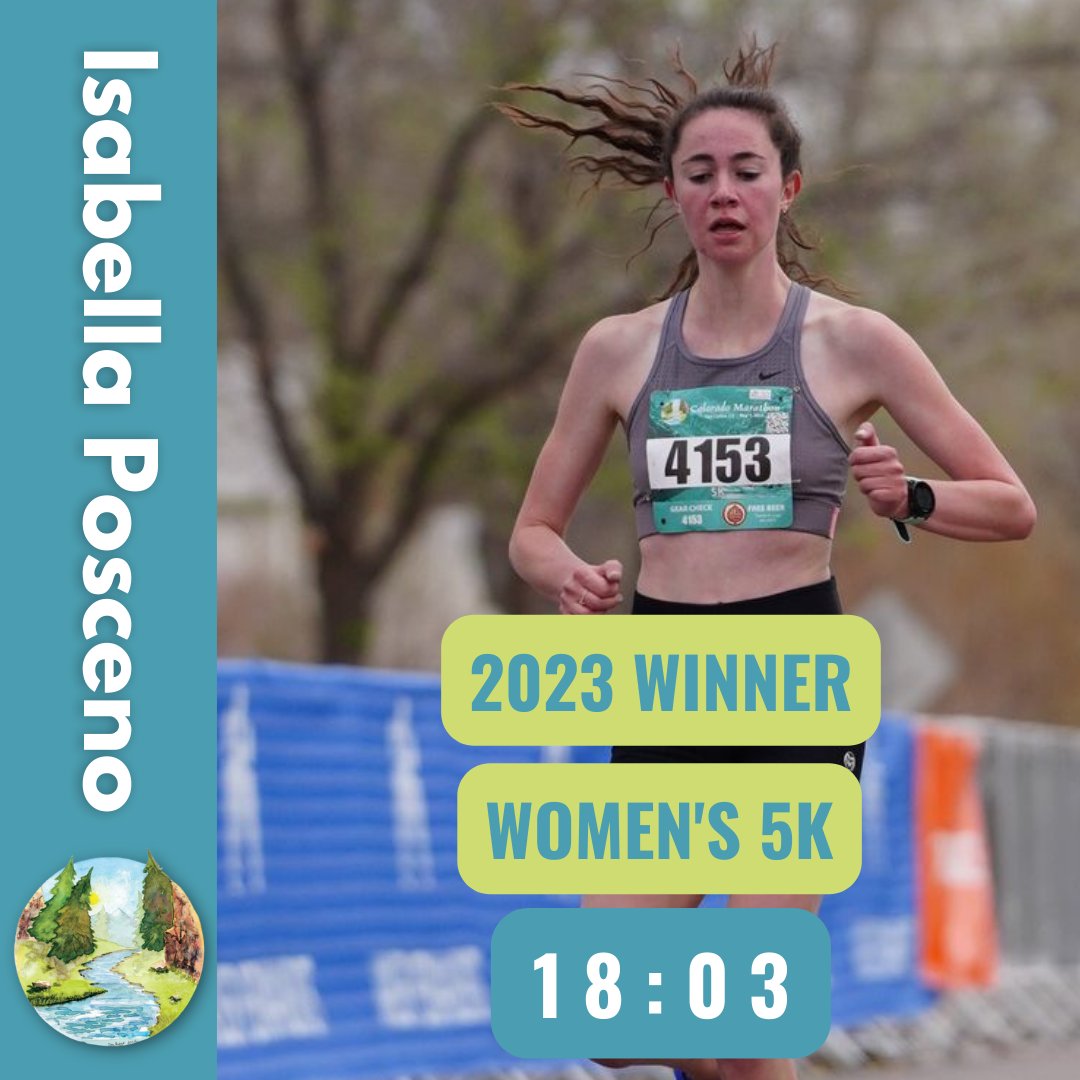 Meet Isabella, our 2023 Women's Colorado Marathon 5k winner! Who's running with us in 2024? Registration is open now!

Register for the 2024 Colorado Marathon here: bit.ly/3Zb7wLB

#coloradorunners #justrun #runfoco #runningislife