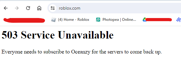 OceanzyYoutube's tweet photo. Roblox are actively working on getting servers back up! ... #roblox

Let's hope this ain't a 2021 repeat LOL https://t.co/AmvhWj9R4O
