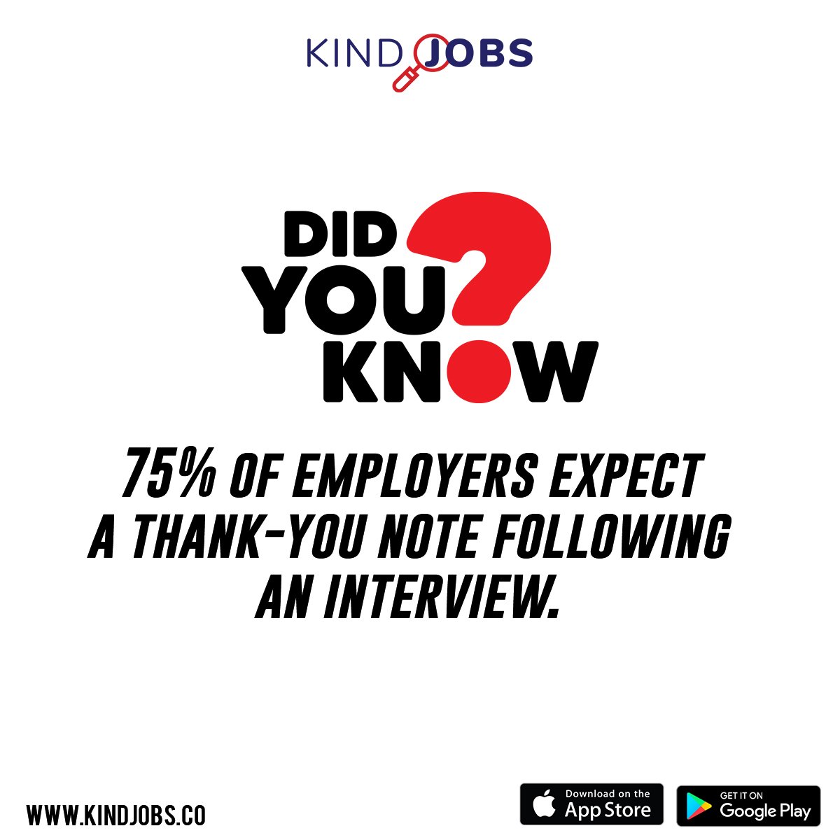 Facts about Employers!
Come and join us @KindJobs
Sign Up Now and Get free job alerts as a welcome bonus!
#kindjobs #freejobalerts #jobalerts #wearehiring #hiring #nowhiring #jobsearch #hiringnow #recruitment #employment #applynow #joinourteam #careers #jobvacancy #work #jobopen