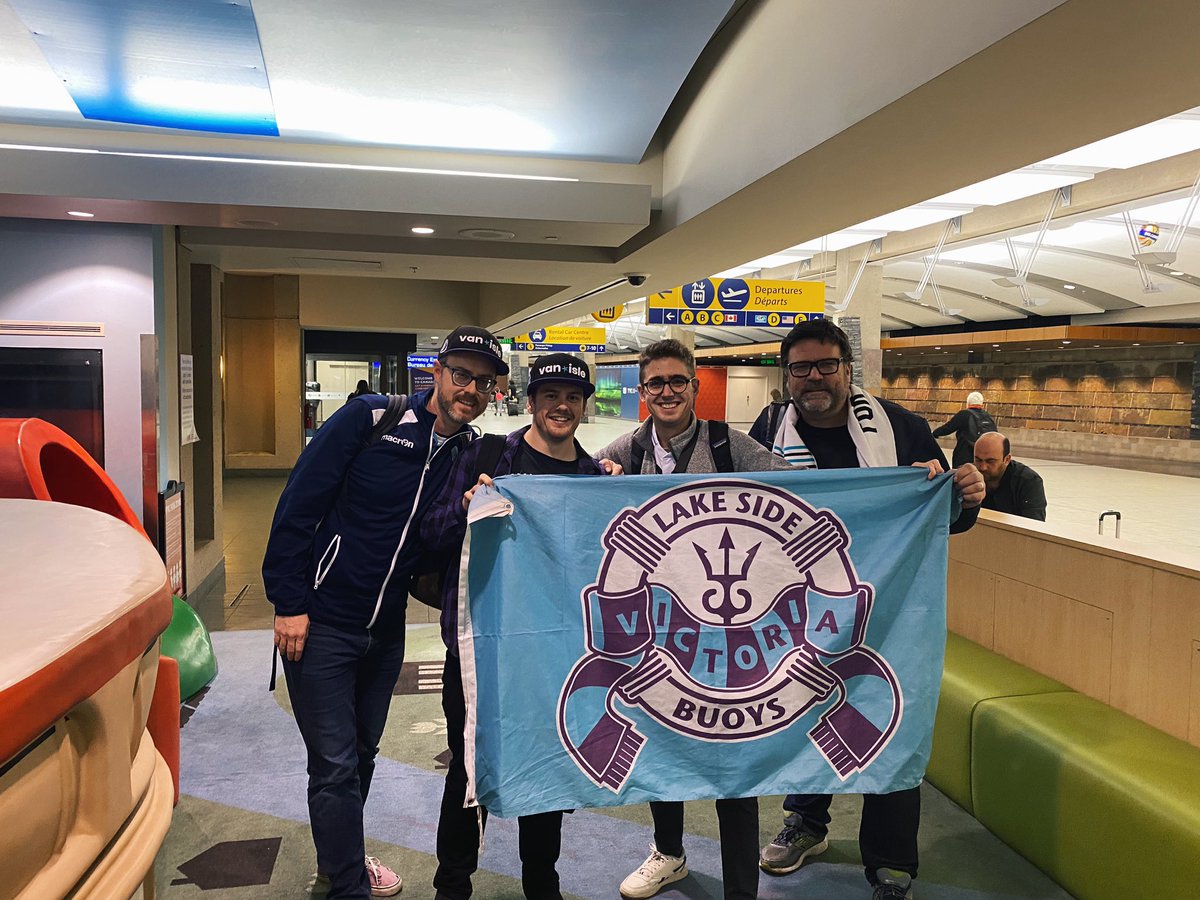 Away days with the buoys ✈️… Come on Pacific! 

#PacificFC #ForTheIsle #CanPL