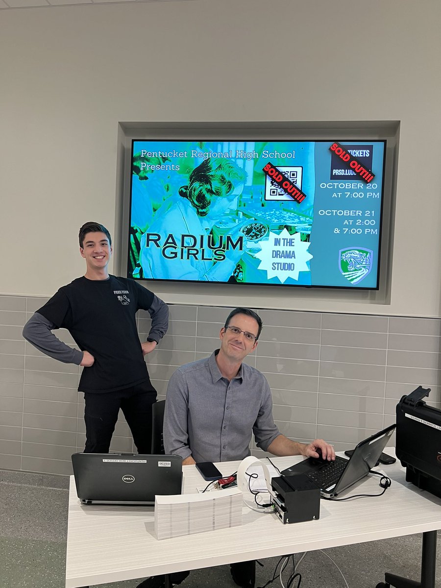 We’re all set for a two show day at Radium Girls! Excited for audiences to see this beautiful show today 🧪🎭 <a href="/PentucketPride/">Pentucket Pride</a> <a href="/PentucketHS/">Pentucket Regional High School</a>