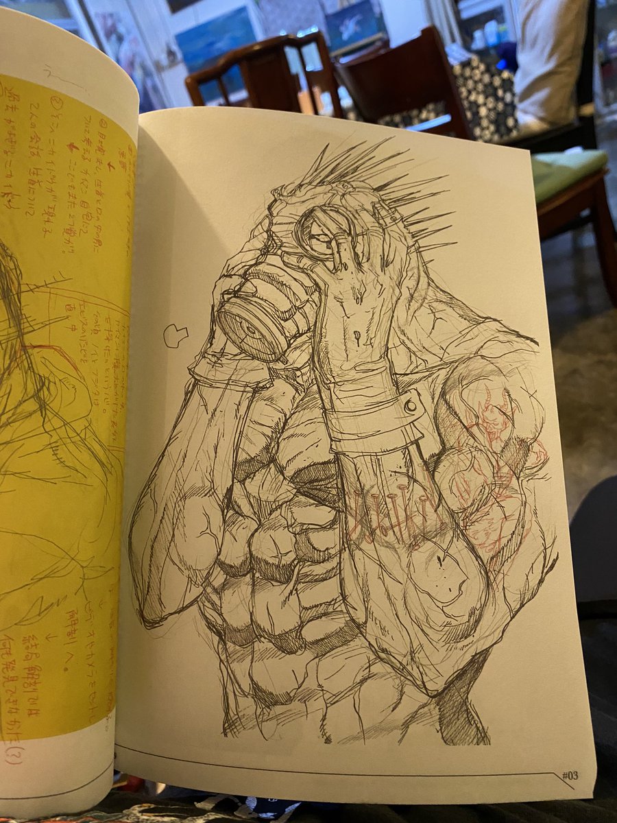 I WAS ABLE TO FIND HAYASHIDA sensei's dorohedoro sketchbook 🥹💥💥 it's so FUXKING cool to see her wip and though process I wished vol 1 was also available