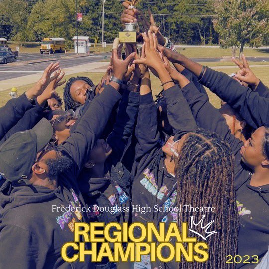 Full of #astropride for our Theatre students and their win.

Regional champs out the gate.
Excellence. Everywhere. Everyday.

The #3E way at THE Frederick Douglass High School

Embrace our rewritten narrative!