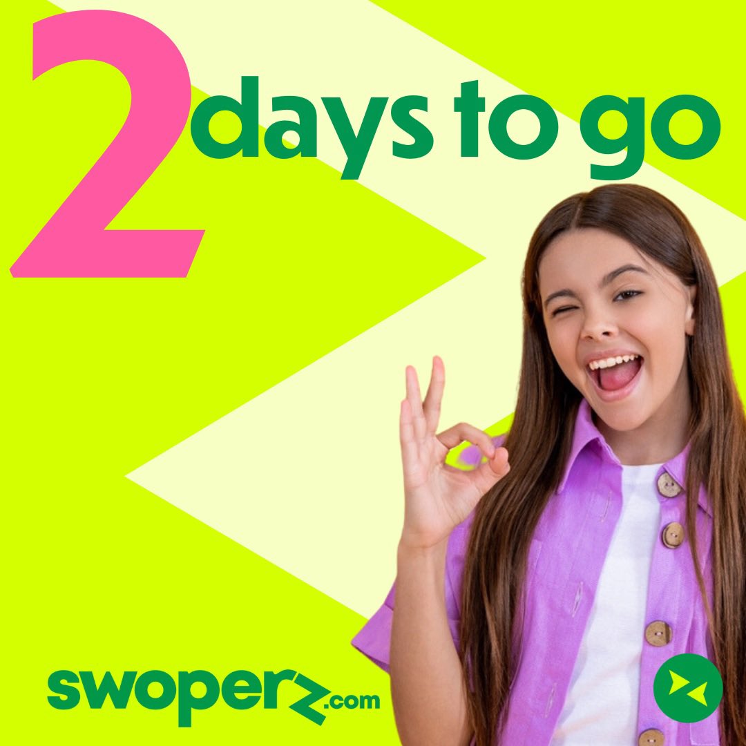 2 days to go 🎉

How can you not be excited!  You still have time to enter your details at swoperz.com and get an EARLYBIRD discount 🚀 

#eco #ecofriendly #zerowaste #sustainable #nature #sustainability #sustainablefashion