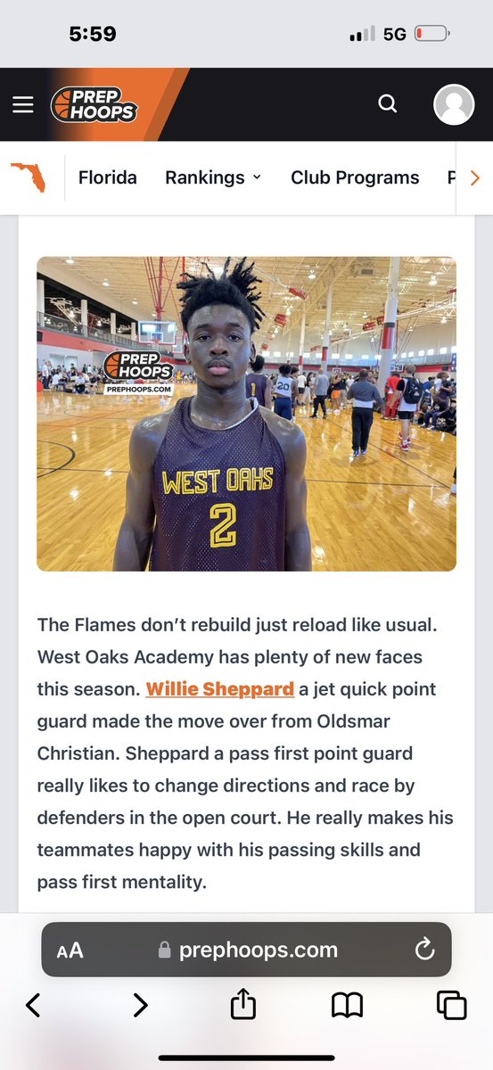 Willie Sheppard tweet media