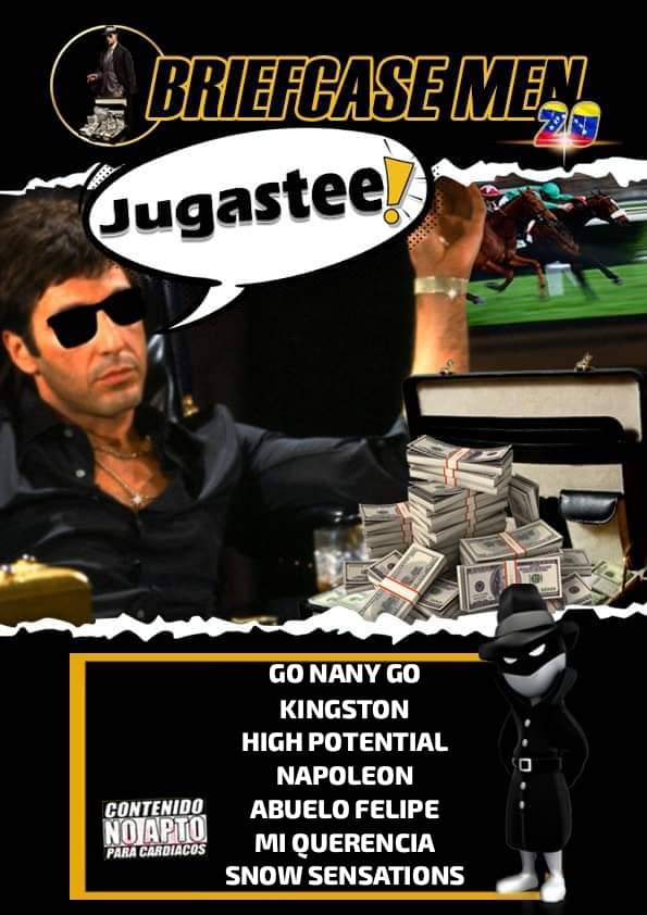 BestBetSPY's tweet image. ⚠️  #BRIEFCASEMEN ⚠️

En silencio 🤫 dice #JUGASTEE!!

🔞CONTENIDO NO APTO PARA CARDIACOS🥵 &amp;amp; Si sufre de la Tensión🩻 o del Corazón🫀 es hora de la Pastilla💊 

🗣️ #SUSCRIPCIÓNVIP🏆 #Hipismo #Nacional🇻🇪 #LaRinconada👉🏻 #WSP🤳🏼 wa.me/584120311573

⚠️🇻🇪