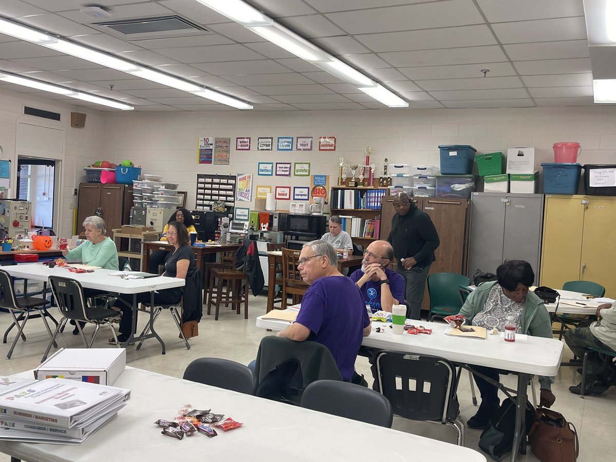 Kudos to our sped teachers &amp; educational assistants participating in an early Saturday morning PD….#BELIEVE