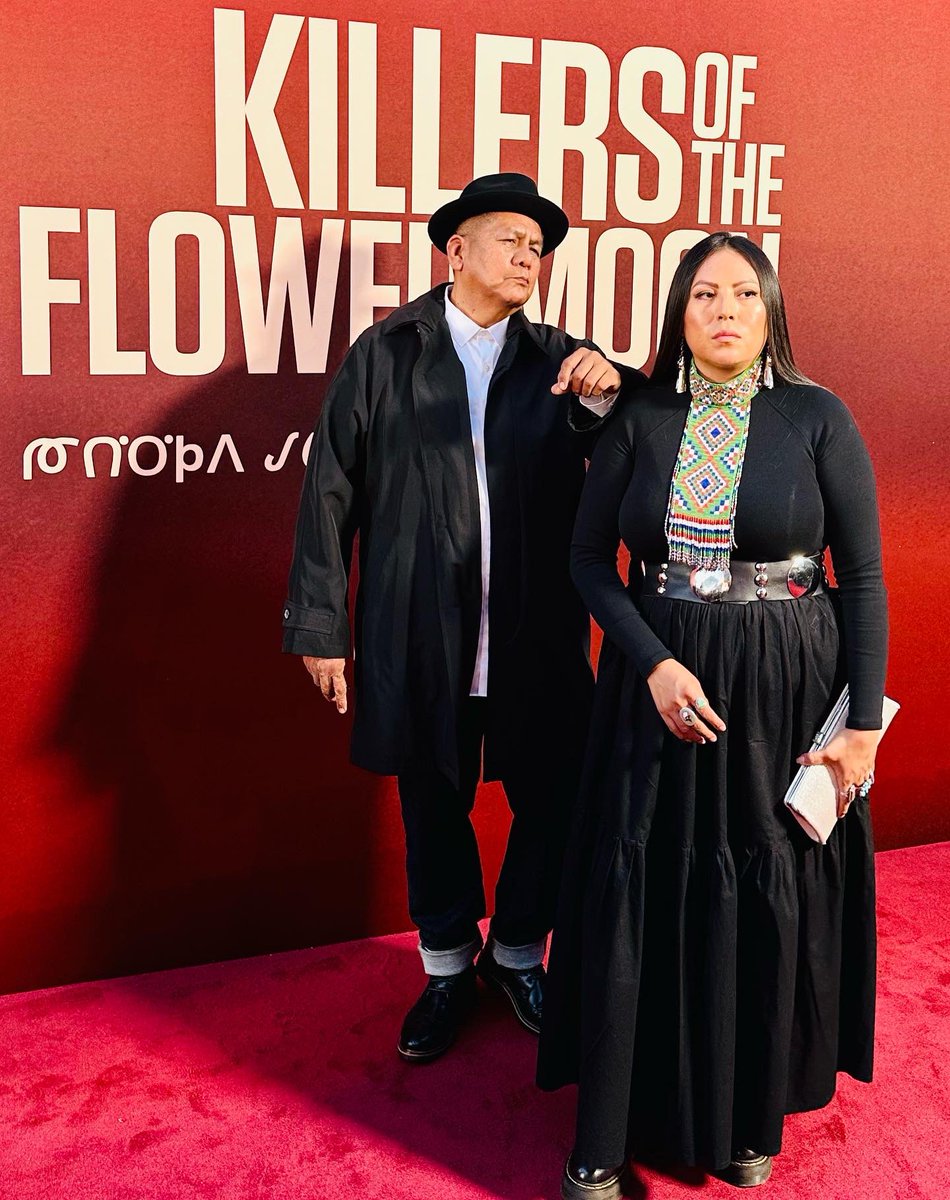 I was invited to walk the red carpet at the Los Angeles premiere of Killers  of The Flower Moon. This is my daughter. An epic night for a beyond epic film. I see why it received a 10 min standing ovation at Cannes . Bravo Martin Scorsese and the Osage Nation