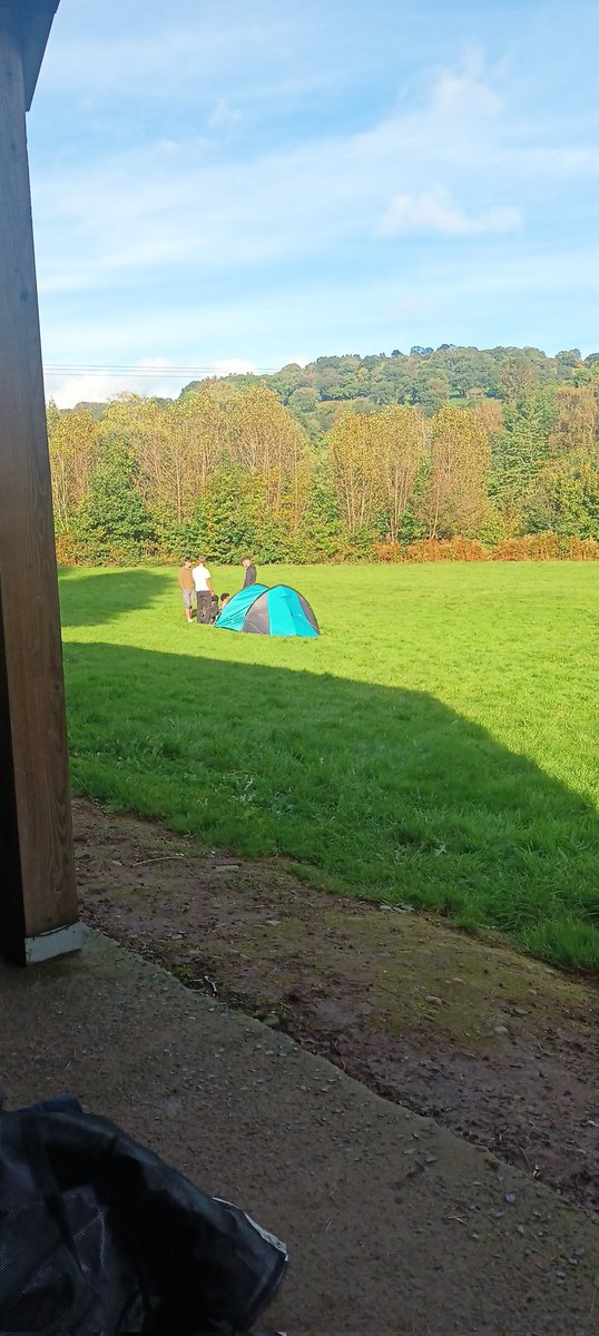 Both teams now back at the camp site after a good day's walking. Routes planned for tomorrow. Now time to rest and reset.