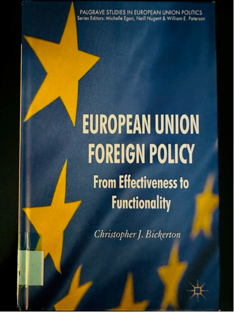 2023? No! 2011. A must read by @cjbickerton to understand the cacophony over the #EU response to the crisis in 🇮🇱 . I recommend !