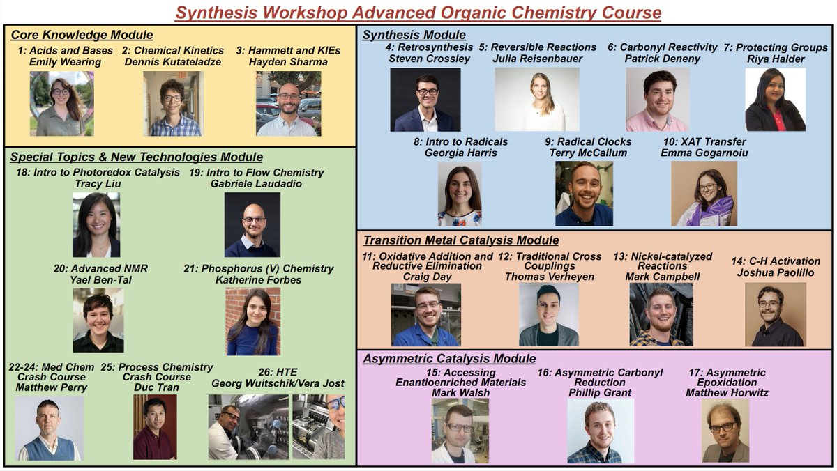 IT'S FINALLY HERE! Starting October 28th, the Synthesis Workshop Advanced Organic Chemistry course will begin releases through our regular YouTube channel for FREE, thanks to the massive efforts of presenters from many researchers from academia and industry! Support by sharing!