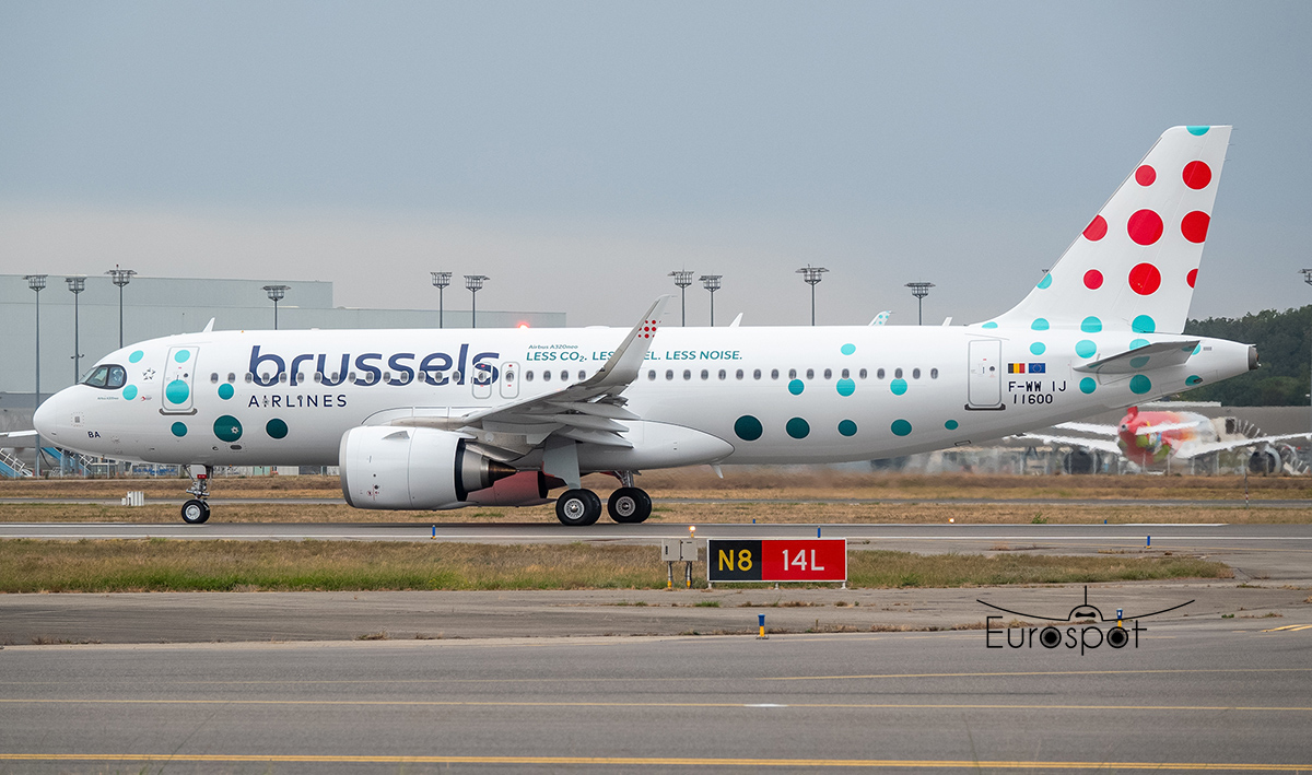 Brussels Airlines Airbus A320Neo soon in service! #airbus #A320Neo #BrusselsAirlines #planespotting #avgeeks