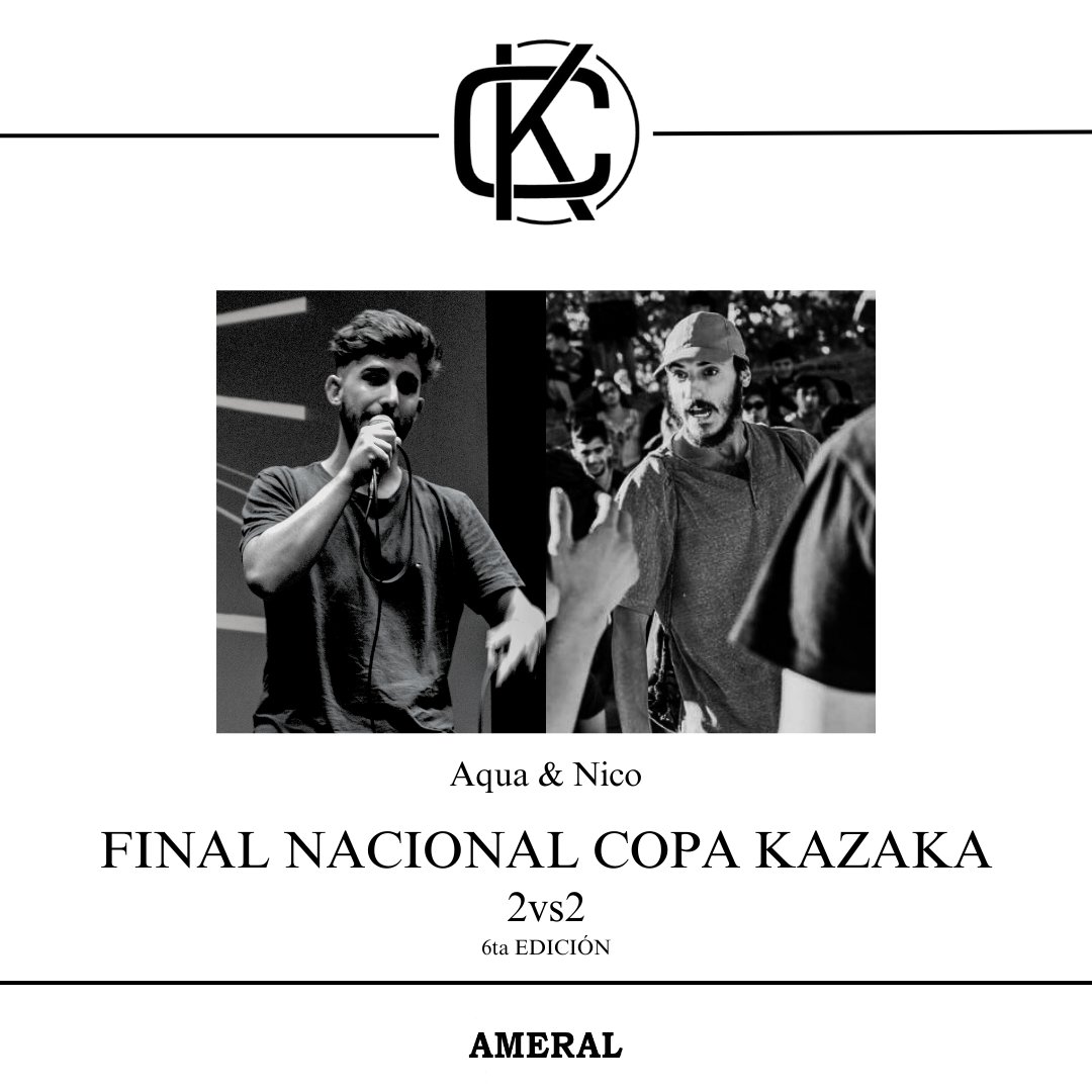 aqua x nico
-
aqua y nico estarán en la sexta edición de nuestra final nacional ⚡️
-
¿cómo crees que les irá? ¡los leemos!