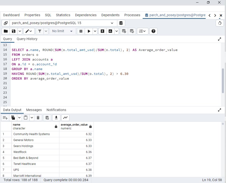 Tarijoel_'s tweet image. Day 18
Calculate the average order value for each customer and filter with an average above a certain amount.
I wrote a query that found customers with an average order value that is above the overall average order which is $6.30.
#20dayswithdata #SQLHavingClause