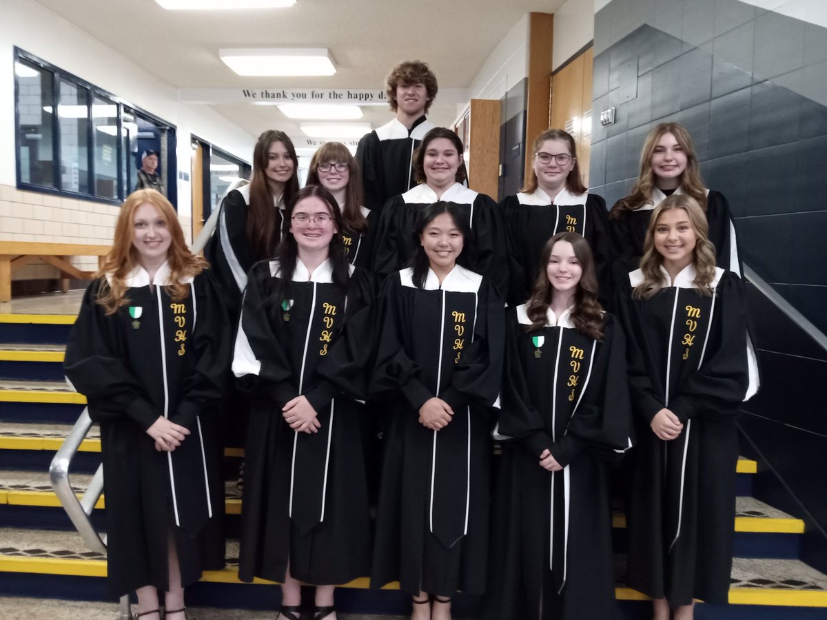 Mo Valley County Choir Students (+1 random man in the back) at PO.  Concert in 20 min.  Good luck!