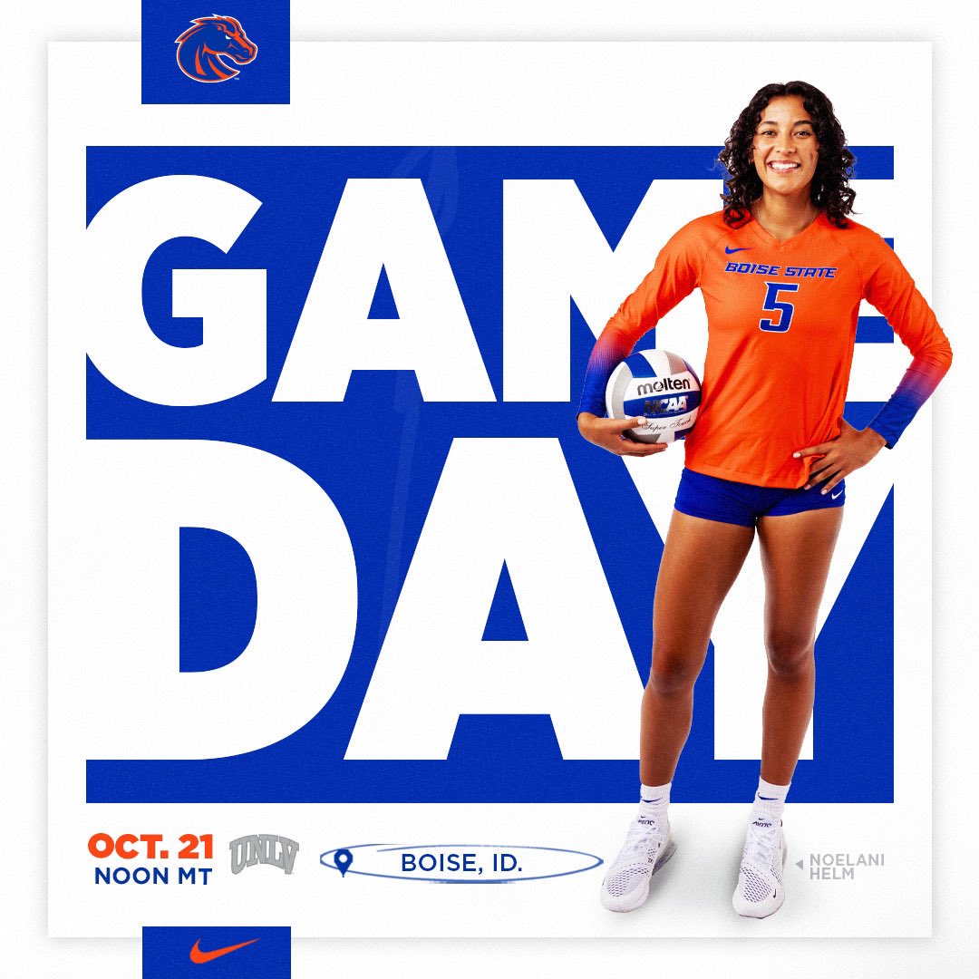 BroncoSportsVB's tweet photo. 𝗠𝗮𝘁𝗰𝗵 𝗗𝗮𝘆 𝗮𝘁 𝗛𝗢𝗠𝗘
🆚 UNLV
⏰ Noon
📺 MW Network
📈 https://t.co/aTEonk9iCZ
🧡 Wear Orange https://t.co/nSBjoKZqPA