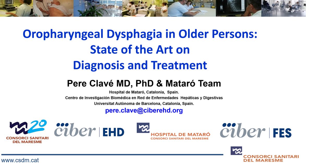 Pere Clavé (@clavepere) on Twitter photo Oct 20. Anual meeting en <a href="/biogipuzkoa/">Biogipuzkoa</a> 2 proyectos cooperativos @CIBERehd-@CIBERfes para cribaje de DO con IA y neumonía aspirativa
ciberfes.es
<a href="/GTRecerca/">IGTP</a> <a href="/MataroCuida/">Mataró ciutat cuidadora</a> <a href="/ASENEM_/">ASENEM</a> <a href="/esnm_eu/">ESNM.eu</a> <a href="/sepdigestiva/">Sociedad Española de Patología Digestiva (SEPD)</a> <a href="/my_ueg/">my_UEG</a> <a href="/TecnoCampus/">TecnoCampus</a> <a href="/salutcat/">Salut</a> <a href="/aegastro/">Aegastro</a> <a href="/SaludISCIII/">Instituto de Salud Carlos III (ISCIII)</a> <a href="/CSC_Consorci/">CSC</a> Oct 20. Anual meeting en <a href="/biogipuzkoa/">Biogipuzkoa</a> 2 proyectos cooperativos @CIBERehd-@CIBERfes para cribaje de DO con IA y neumonía aspirativa
ciberfes.es
<a href="/GTRecerca/">IGTP</a> <a href="/MataroCuida/">Mataró ciutat cuidadora</a> <a href="/ASENEM_/">ASENEM</a> <a href="/esnm_eu/">ESNM.eu</a> <a href="/sepdigestiva/">Sociedad Española de Patología Digestiva (SEPD)</a> <a href="/my_ueg/">my_UEG</a> <a href="/TecnoCampus/">TecnoCampus</a> <a href="/salutcat/">Salut</a> <a href="/aegastro/">Aegastro</a> <a href="/SaludISCIII/">Instituto de Salud Carlos III (ISCIII)</a> <a href="/CSC_Consorci/">CSC</a>