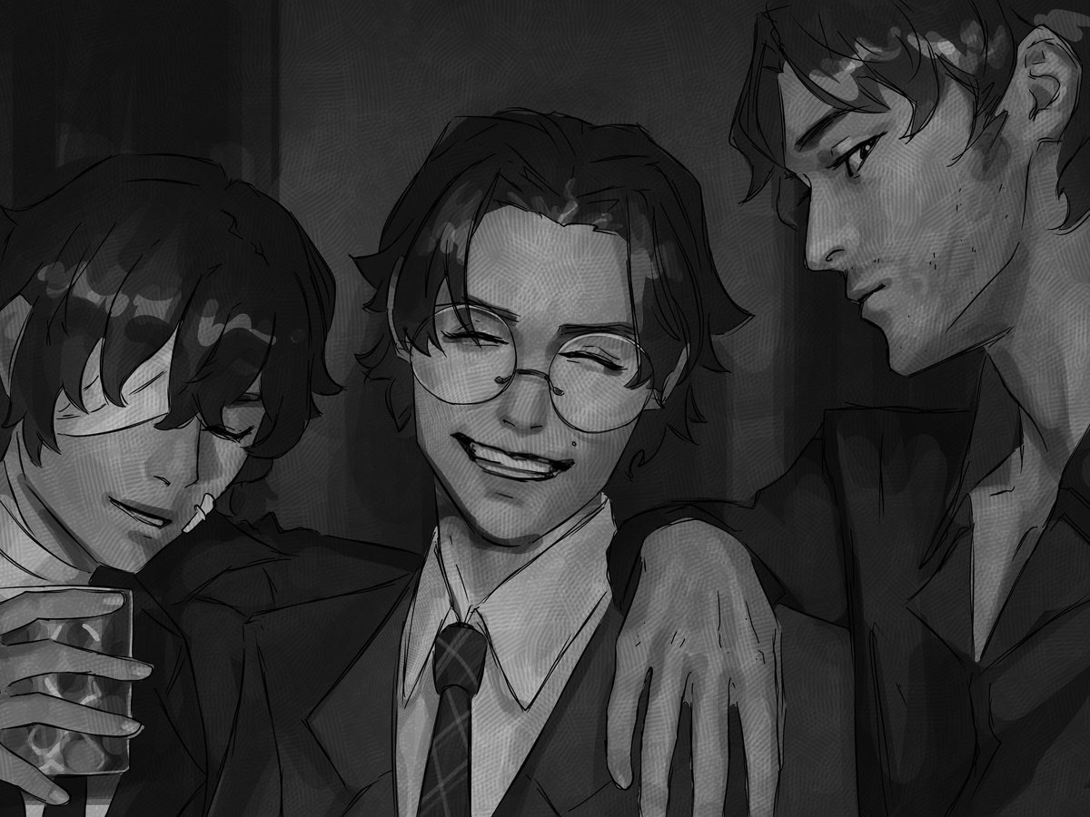 Heres the drawing in the photograph (for the people who were thirsting for oda). Properly rendered works will be back soon, I promise :'3 </3 #bsd