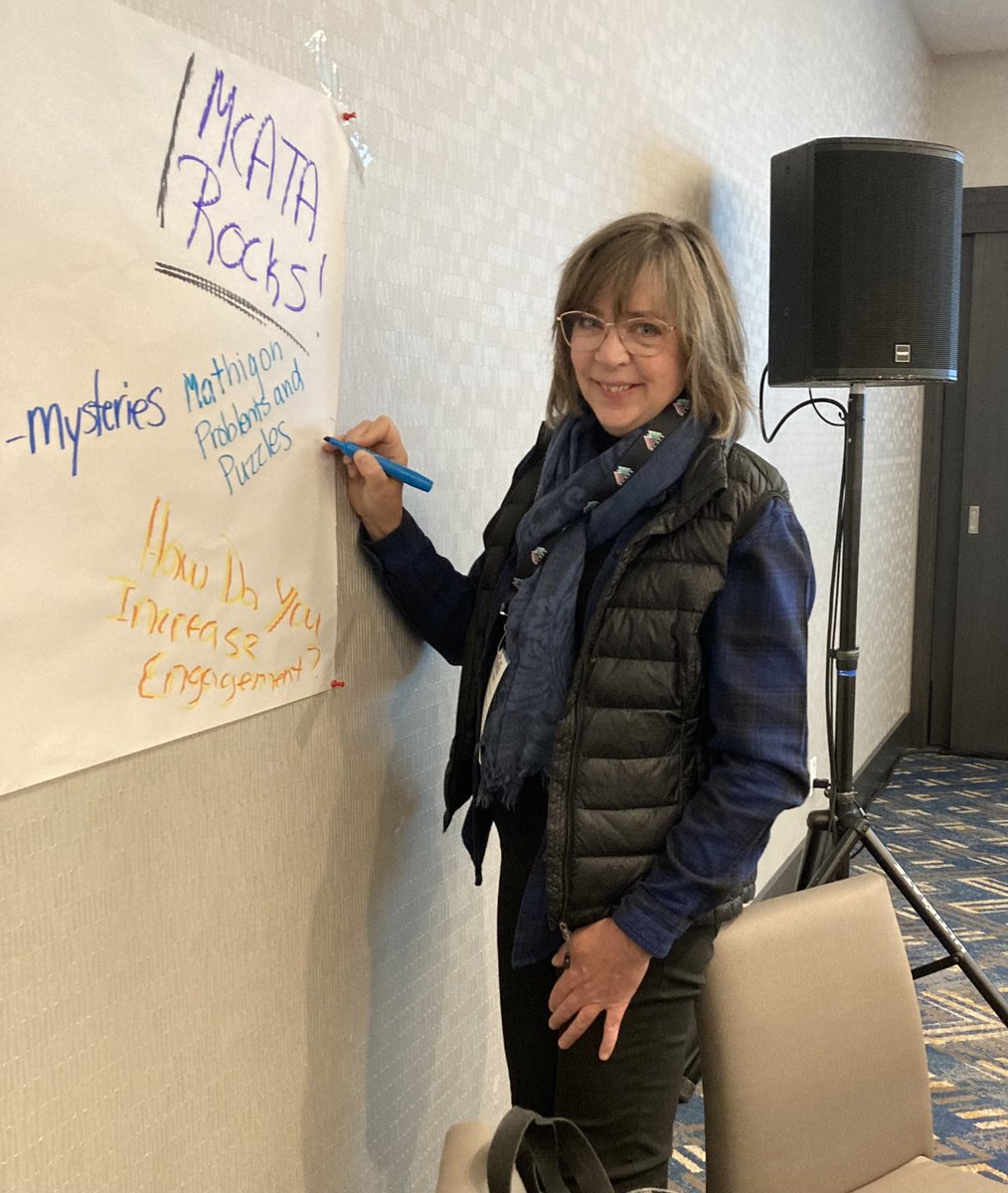 Love, love, love the @mathigon problems and puzzles! #MCATA2023