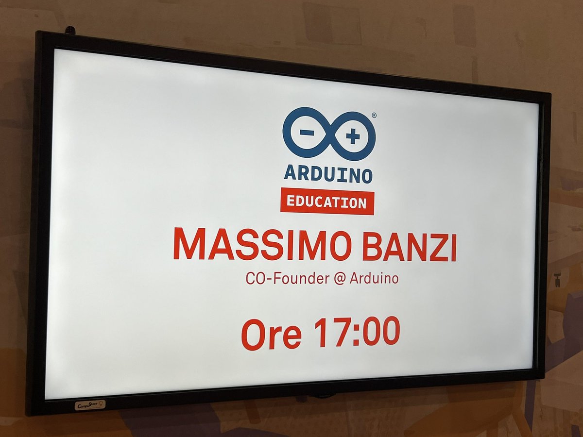 Alle 17 talk di  <a href="/mbanzi/">Massimo Banzi</a> allo stand <a href="/CampuStore_IT/">CampuStore</a> a <a href="/MakerFaireRome/">Maker Faire Rome - The European Edition</a>