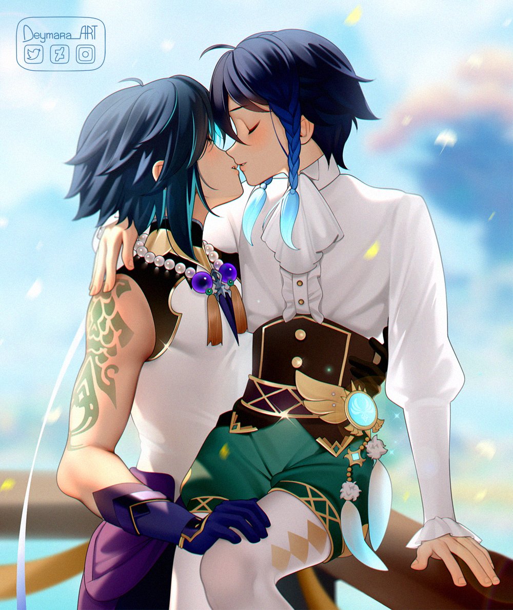 DeyMara_ART's tweet photo. Liyue is the best place for a date ❤️🤭

#xiaoven #GenshinImpact https://t.co/M8bE7Gh4Nq