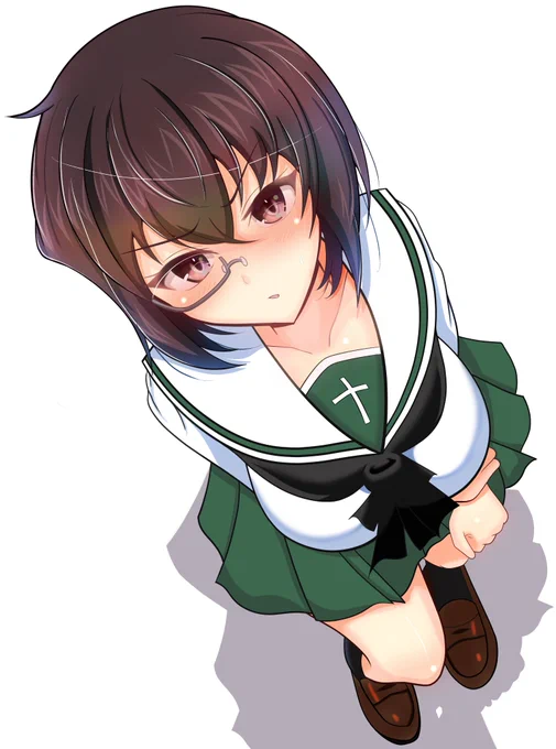 #無言で眼鏡娘をあげる見た人もやる 