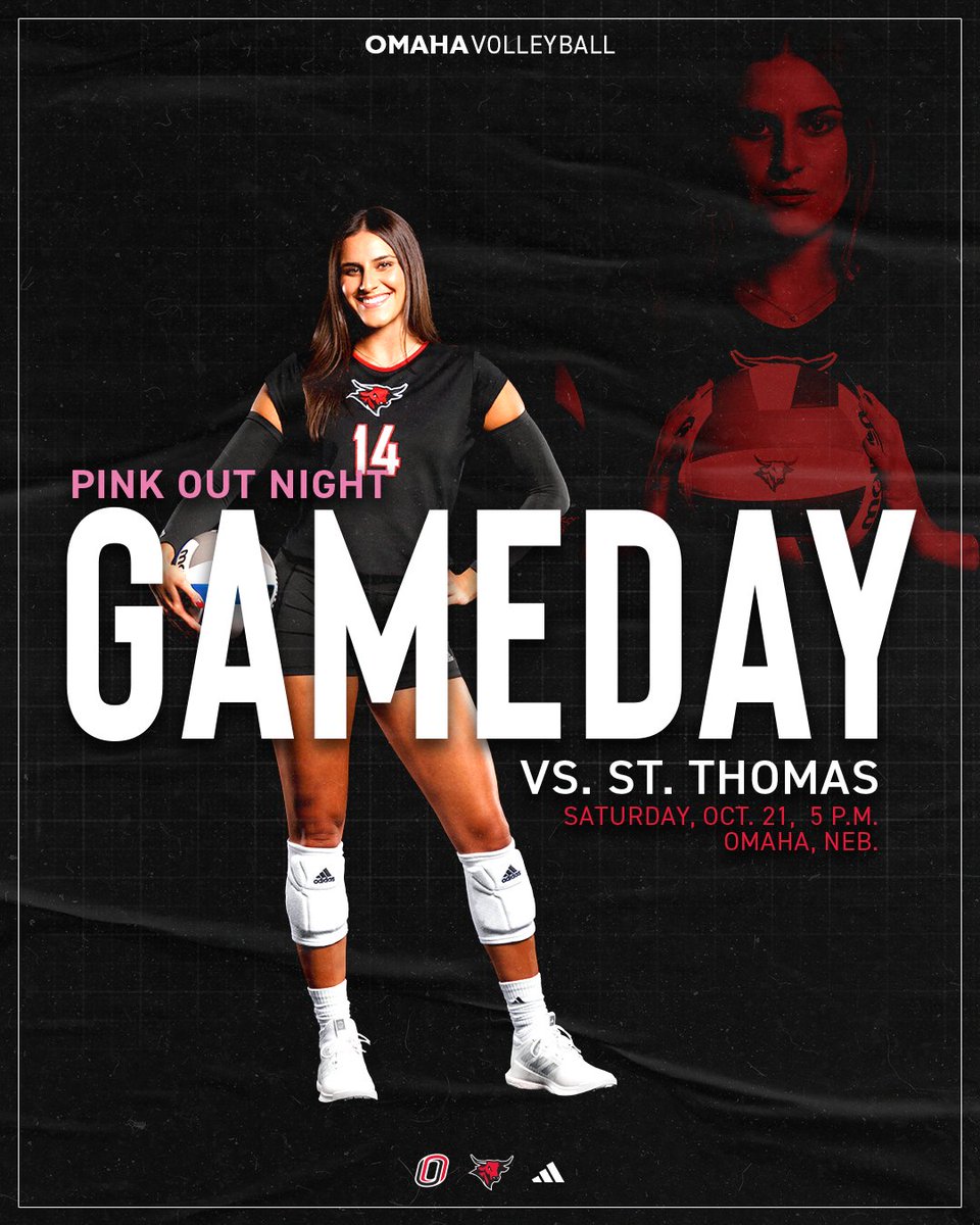 🎀𝐏𝐈𝐍𝐊 𝐎𝐔𝐓 𝐍𝐈𝐆𝐇𝐓🎀

🆚St. Thomas
📍Baxter Arena
🕔5 p.m.
💻bit.ly/3PX2EFN
📊bit.ly/3QZD6Kt
🎟️bit.ly/45qOT8P

#OmahaVB