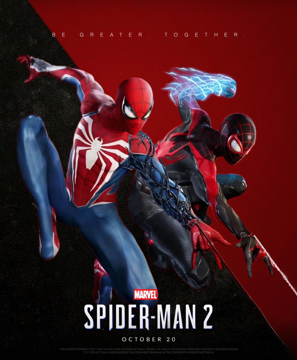 mrpyo1's tweet photo. On a scale 1-10, how impressed are you with Spider-Man 2 PS5? 👀 https://t.co/35MUaz894b