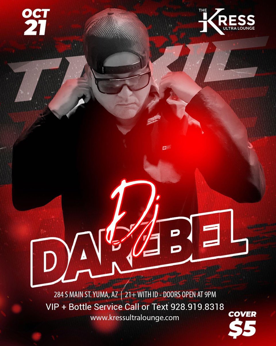 Da Rebel is back to set it off! It will be a night to remember! 💃🏻💎