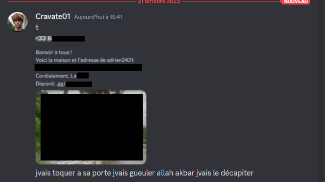 LES RAVAGES DE MINECRAFT v2

Voici le genre de message que l'on peut recevoir en tant que responsable d'un serveur Minecraft en 2023, oui vous ne rêvez pas, et c'est loin d'être le premier.

Ce message fut suite à son ban pour DOX et d'autres éléments très très grave le