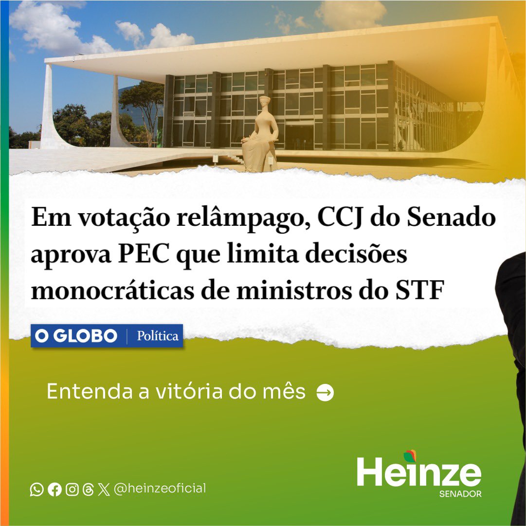 Heinzeoficial's tweet photo. Deixe sua opinião sobre o assunto.
Compartilhe com os amigos! É com informação de qualidade que a gente muda o Brasil 🤝🇧🇷
.
.
.
#Informação #DecisãoMonocrática #Legislativo #PEC8 https://t.co/VCMXahiyAT