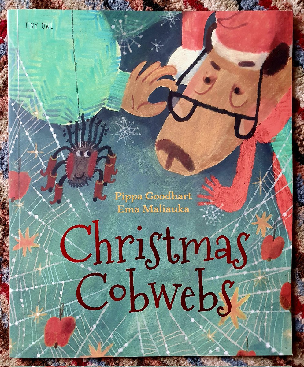 Christmas Cobwebs by @pippagoodhart (illustrated by Ema Maliauka) is exactly the kind of festive story that young children will love to hear again and again. Already planning to share it at my school's Christmas Storytime.