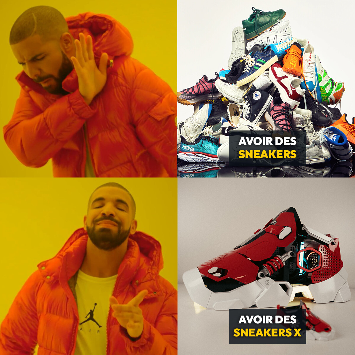 cybertek_fr's tweet image. C'est quoi ta nouvelle paire ? Des Sneakers X de chez @coolemasterfr ? Tu me les prêtes ? 😳
Ou sinon c'est encore disponible sur notre site Cybertek.fr 😂

#PCGamer #MemeGamer #Memefr #Coolermaster #Sneakers #Sneakersx #Cybertek