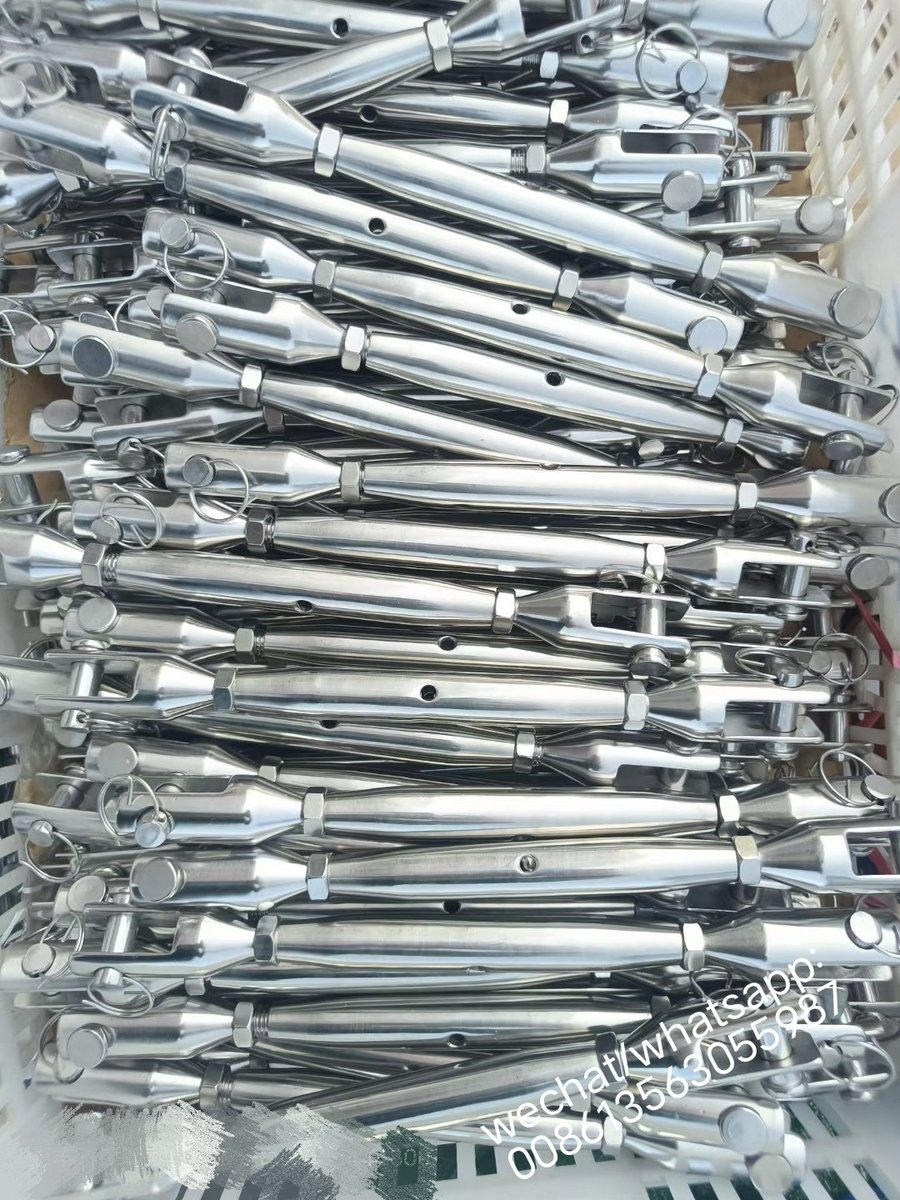 Scott66881's tweet photo. Cheapest price for jaw jaw turnbuckle
stainless steel 316
Contact WhatsApp/WeChat: 008613563055987
#European open body turnbuckle
#Open body turnbuckle
 #hardware accessories 
#hardware
 #fittings 
#hardware fittings 
 #stainless steel fittings 
#jaw jaw turnbuckle
#turnbuckle https://t.co/eT1WeLgqL6