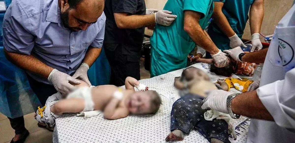 Şu gönderiye yüklenin arkadaşlar.

Gazze Şifa Hastanesi yoğun bakım ünitesindeki bebekler için zaman daralıyor. Kaynaklar tükenirse tıbbi cihazlar duracak, bebekler hayatını kaybedecek...

#LetGazaBabiesLive