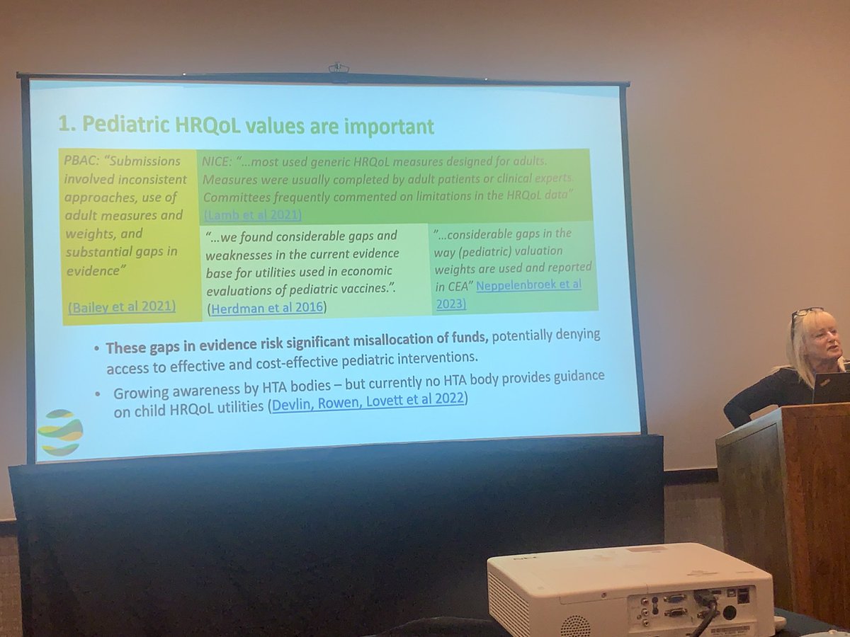 Excellent current state of play overview presentation today @ISOQOL #ISOQOL23 from QUOKKA principal Investigator ⁦⁦@nancydevlin1⁩ on valuation of child health related quality of life for the EQ-5DY-3L and EQ-5DY-5L ⁦@QUOKKA_Research⁩