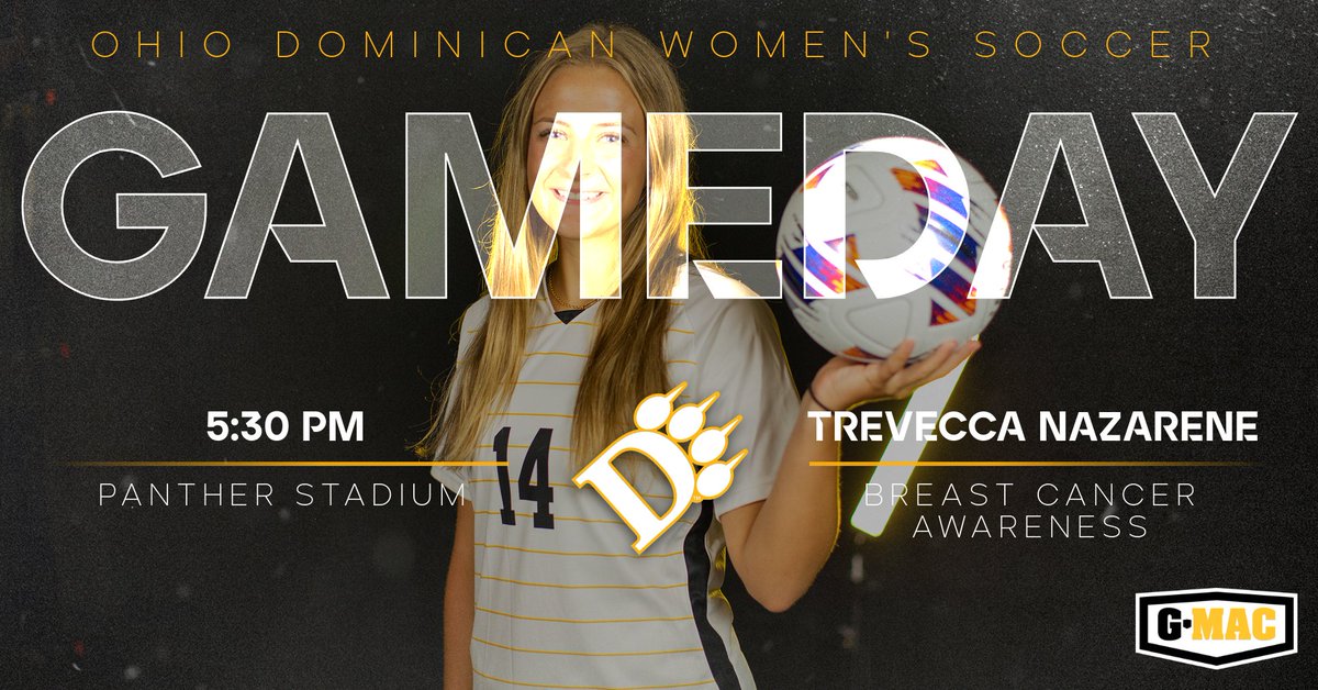 ODU Panthers (@oduathletics) on Twitter photo Come celebrate Breast Cancer Awareness Month tonight at Panther Stadium with <a href="/OhioDominicanWS/">ODU Women's Soccer</a>! They host Trevecca at 5:30 PM! #ClawsOut
📺: bit.ly/3QXdf5L
📊: bit.ly/3L1Olhm Come celebrate Breast Cancer Awareness Month tonight at Panther Stadium with <a href="/OhioDominicanWS/">ODU Women's Soccer</a>! They host Trevecca at 5:30 PM! #ClawsOut
📺: bit.ly/3QXdf5L
📊: bit.ly/3L1Olhm
