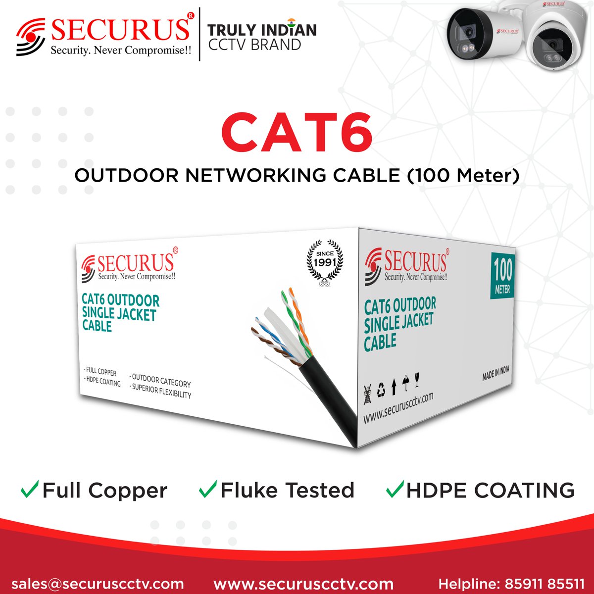 Get the most out of your network with our CAT6 Indoor Networking Cable. Durable construction, easy to install. What are you looking for in a new CAT6 networking cable? Comment below!

#CAT6 #networkingcables #businessnetworking #fastspeed #easyinstallation #homeoffice