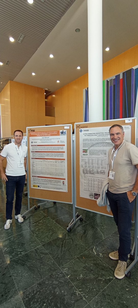 Presentación de los resultados del PEPE Study sobre educación postural, por parte del Dr. <a href="/jvidalconti/">Josep Vidal</a> y Active Community Promotion, por parte del Dr. Pere Antoni Borras en el VIII simposium <a href="/RedExernet/">Red_Exernet</a> 

<a href="/gicafeUIB/">Grup d'Investigació en Ciències de l'AF i l'Esport</a> <a href="/IRIEinstitut/">IRIEinstitut</a> <a href="/EducacioUIB/">Facultat d'Educació de la UIB</a>