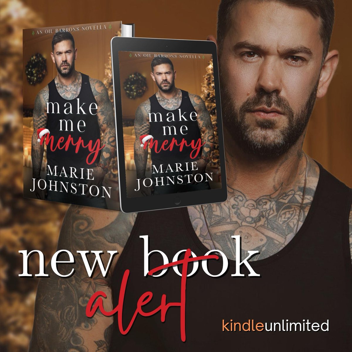 ✨Did you see?✨ MAKE ME MERRY by @mjohnstonwriter is LIVE! Grab it now in KU!   #PreOrderHere  amzn.to/3Rv6Izm #newrelease #novella #kindleunlimited #agegap #smalltownromance #forcedproximity #holidayromance #newbookalert #bookish #spicyromance #theauthoragency
