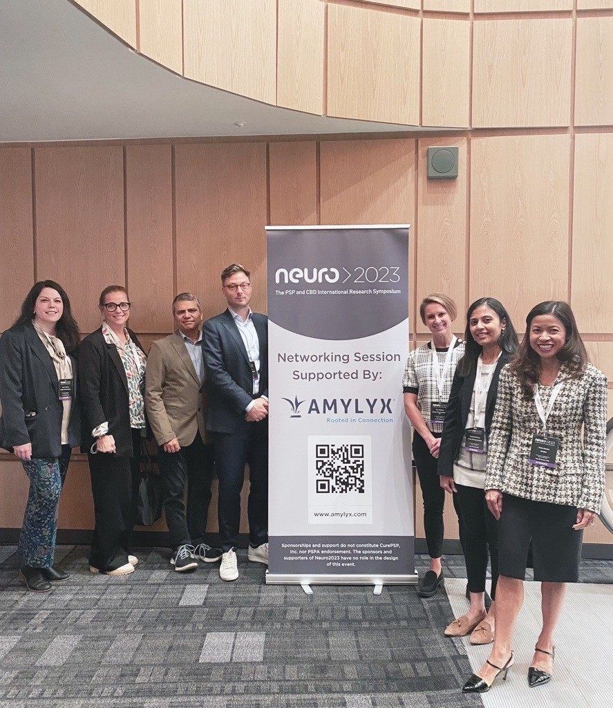AmylyxPharma's tweet photo. We had an incredible time learning and sharing the latest on #PSP research and treatment development at #Neuro2023. Thank you @CurePSP and @PSPA for hosting! #PSPResearch #healthresearch https://t.co/pV4s5em7g6