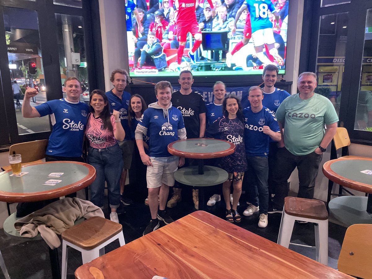 Although we lost and some missing from the photo was great to have 20 plus turn out for our Sydney derby event! thank you to the Crown Hotel Sydney! #COYB #foreverblue