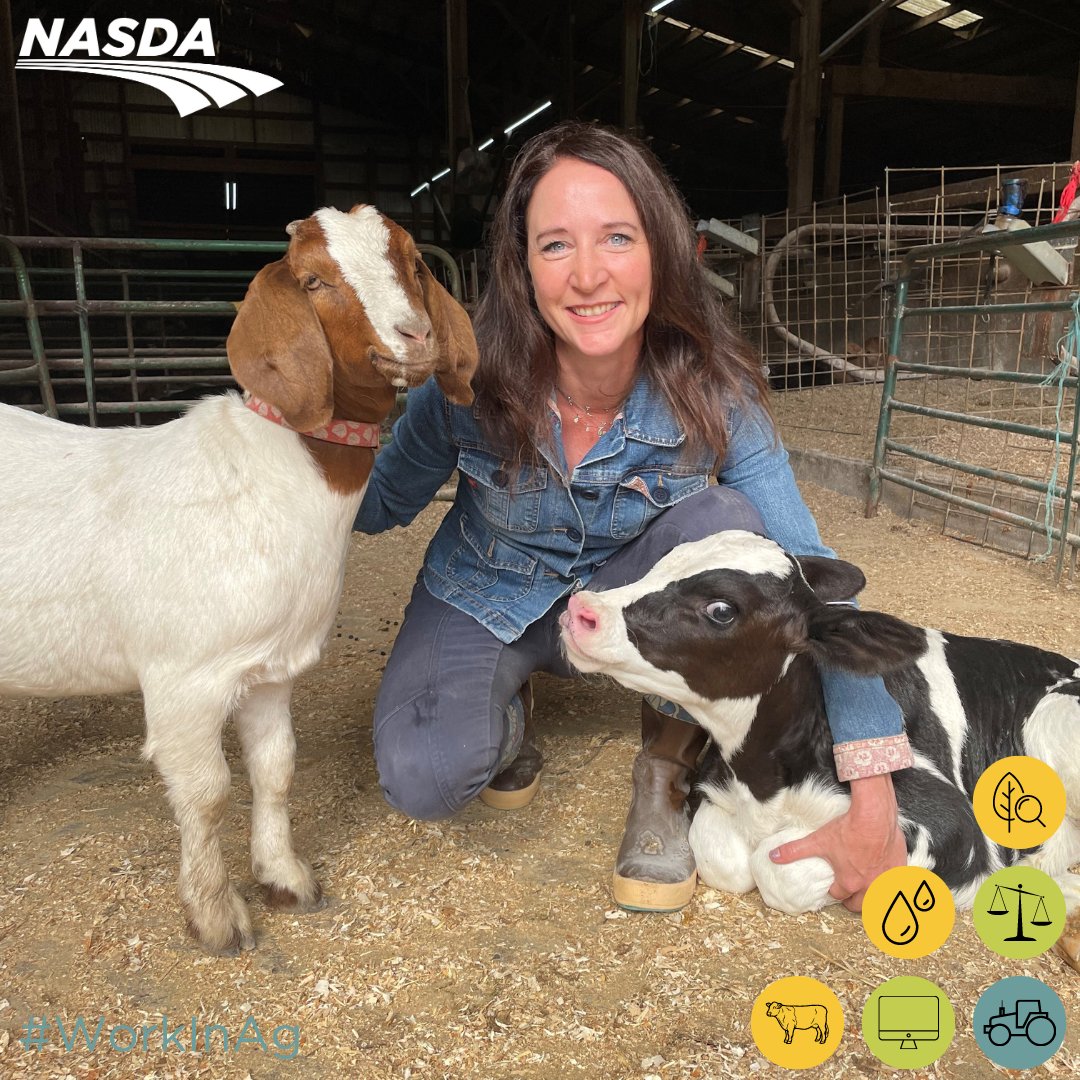 NASDAnews's tweet image. In the last blog for our #WorkInAg series, @WSDAgov State Veterinarian Amber Itle recently shared with NASDA how #veterinarians work to ensure not only #animalhealth, but human and environmental health as well. Read this blog and others from the series: nasda.org/workinag/