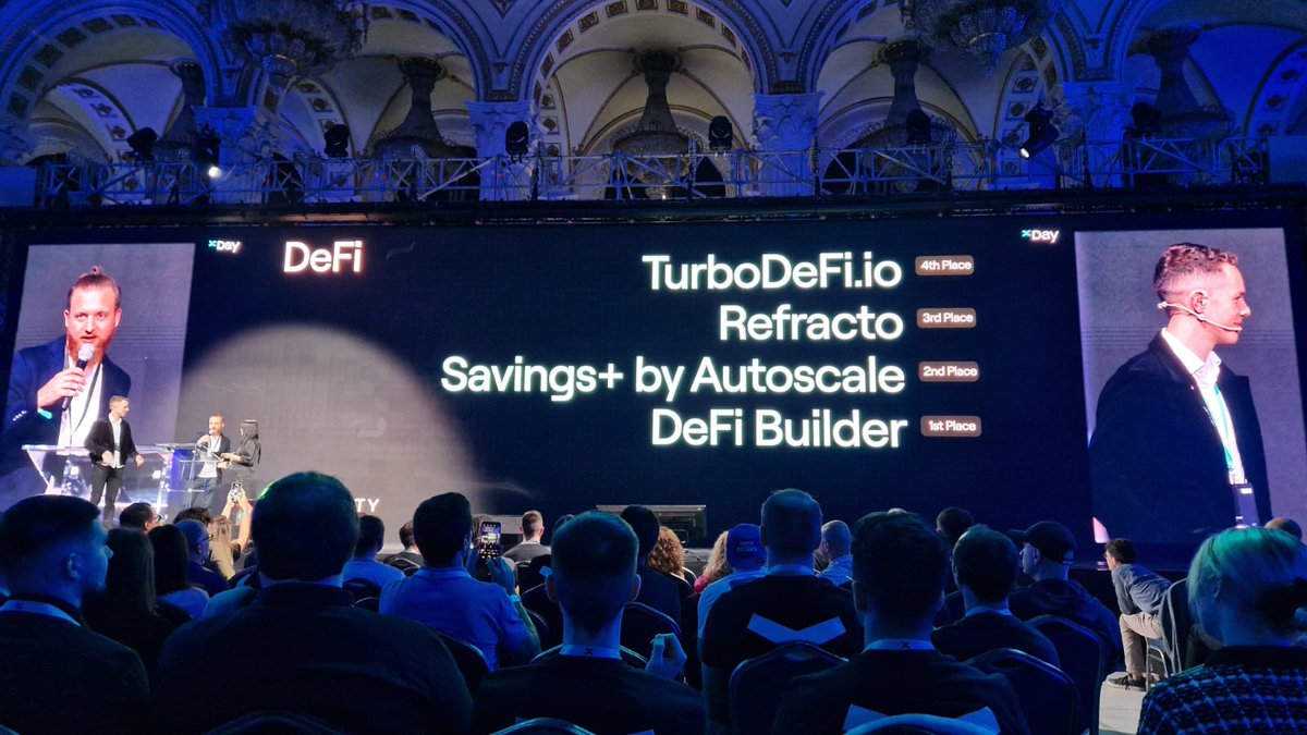 🥉 What a journey at #xDayHackathon  by <a href="/MultiversX/">Multiversᕽ</a>! We are excited for the 3rd place at the #DeFi track. 
🙏Gratitude to our team and all the brilliant minds we competed alongside. 
🚀The future looks even brighter! #HackathonHighlight #Refracto